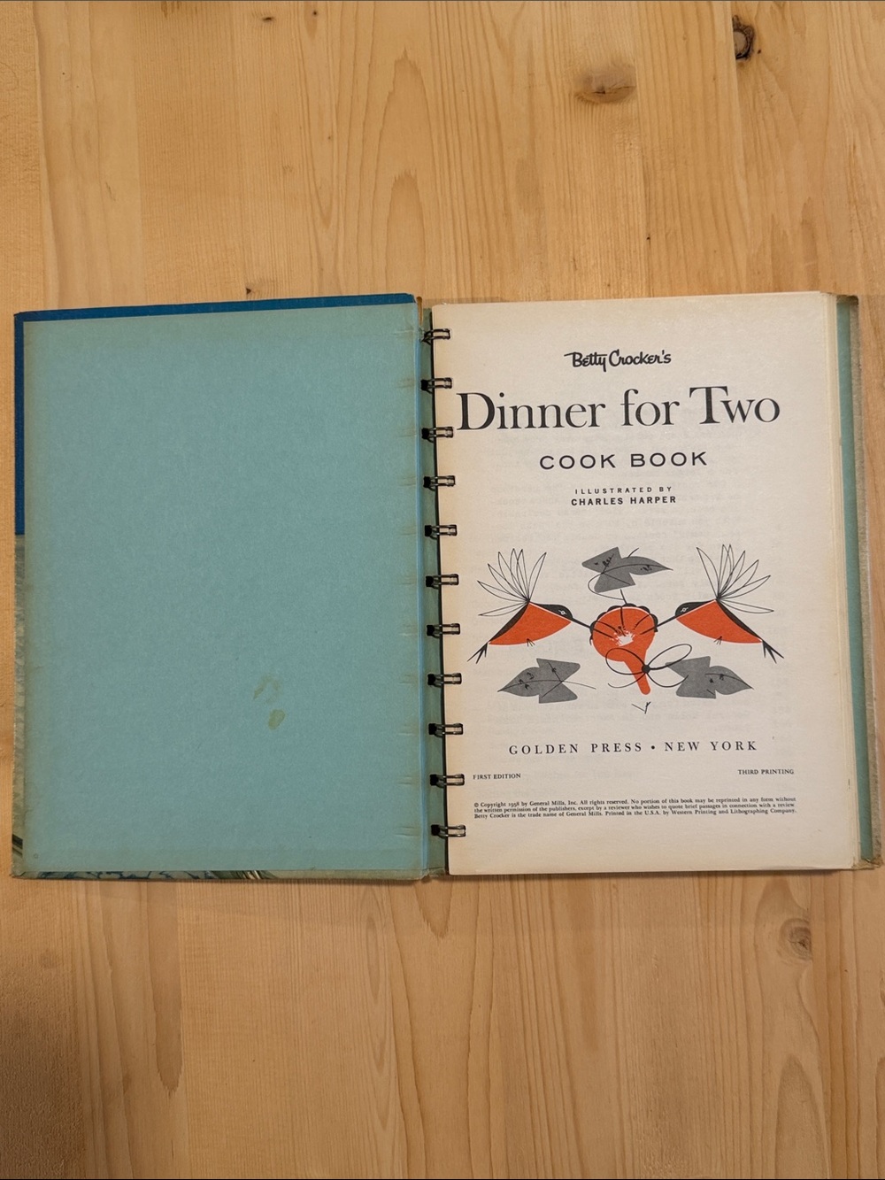 Betty Crocker’s Dinner For Two Cook Book Vintage 1958 First Edition recipes - Picture 3 of 15